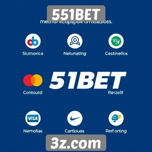 Métodos de pagamento aceitos no 551BET